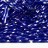 Бисер японский Miyuki Twisted Bugle 12мм #0177 кобальт, радужный прозрачный, 10 грамм - Бисер японский Miyuki Twisted Bugle 12мм #0177 кобальт, радужный прозрачный, 10 грамм