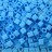 Бисер японский TOHO Cube кубический 3мм #0043 голубая бирюза, непрозрачный, 5 грамм - Бисер японский TOHO Cube кубический 3мм #0043 голубая бирюза, непрозрачный, 5 грамм