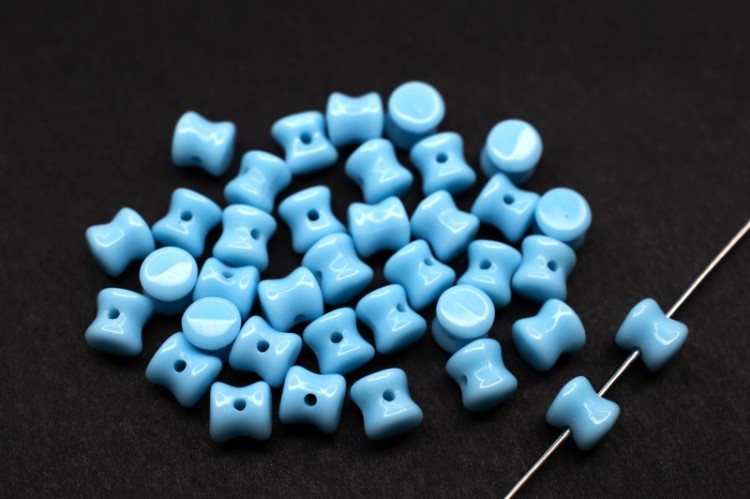 Бусины Pellet beads 6х4мм, отверстие 0,5мм, цвет 63020 голубой непрозрачный, 732-021, 10г (около 60шт) Бусины Pellet beads 6х4мм, отверстие 0,5мм, цвет 63020 голубой непрозрачный, 732-021, 10г (около 60шт)