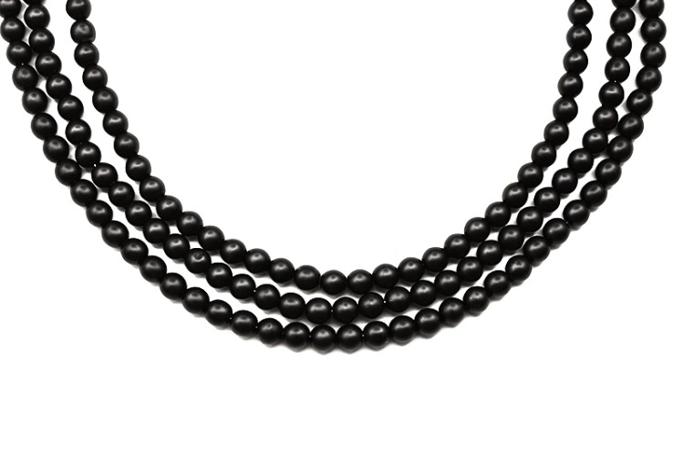 Жемчуг искусственный 3мм, отверстие 0,5мм, цвет черный, 516-016, 1 нить (около 58см, около 160шт) Жемчуг искусственный 3мм, отверстие 0,5мм, цвет черный, 516-016, 1 нить (около 58см, около 160шт)