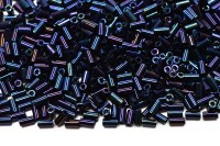 Бисер японский TOHO Bugle стеклярус 3мм #0082 туманность, металлизированный, 5 грамм
