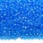 Бисер японский TOHO круглый 11/0 #0163B темный аквамарин, радужный прозрачный, 10 грамм - Бисер японский TOHO круглый 11/0 #0163B темный аквамарин, радужный прозрачный, 10 грамм