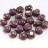 Бусины Candy beads 8мм, два отверстия 0,9мм, цвет 02010/15726 белый/лиловый непрозрачный, 705-004, около 10г (около 21шт) - Бусины Candy beads 8мм, два отверстия 0,9мм, цвет 02010/15726 белый/лиловый непрозрачный, 705-004, около 10г (около 21шт)