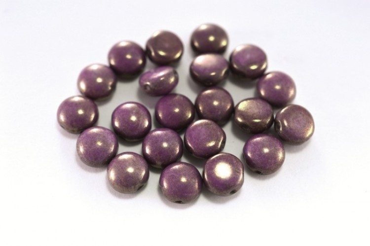 Бусины Candy beads 8мм, два отверстия 0,9мм, цвет 02010/15726 белый/лиловый непрозрачный, 705-004, около 10г (около 21шт) Бусины Candy beads 8мм, два отверстия 0,9мм, цвет 02010/15726 белый/лиловый непрозрачный, 705-004, около 10г (около 21шт)