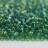 Бисер японский TOHO круглый 8/0 #0164B темный перидот, радужный прозрачный, 10 грамм - Бисер японский TOHO круглый 8/0 #0164B темный перидот, радужный прозрачный, 10 грамм