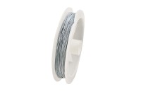 Тросик ювелирный (ланка), толщина 0,30мм, цвет белый, 1017-156, 5м