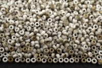Бисер японский MIYUKI круглый 15/0 #55064 White Valentinite, матовый непрозрачный, 10 грамм