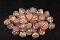 Бусины Rose Petal beads 8мм, отверстие 0,5мм, цвет 07724/56902 кремовый, золотое сияние, 734-011, около 10г (около 50шт)