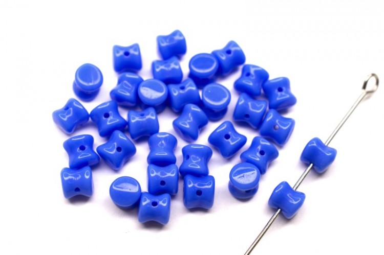 Бусины Pellet beads 6х4мм, отверстие 0,5мм, цвет 33100 синий непрозрачный, 732-020, 10г (около 60шт) Бусины Pellet beads 6х4мм, отверстие 0,5мм, цвет 33100 синий непрозрачный, 732-020, 10г (около 60шт)