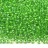 Бисер чешский PRECIOSA круглый 10/0 58556 радужный прозрачный, зеленая линия внутри, 1 сорт, 50г - Бисер чешский PRECIOSA круглый 10/0 58556 радужный прозрачный, зеленая линия внутри, 1 сорт, 50г