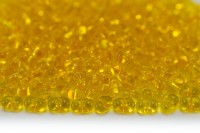 Бисер чешский PRECIOSA Фарфаль 3,2х6,5мм, 80010 желтый прозрачный, 50г