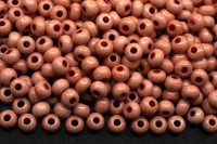Бисер чешский PRECIOSA круглый 6/0 07331 розово-бежевый непрозрачный, 50г