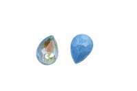Кристалл Капля 10х7мм, цвет Aquamarine Premium, стекло, 26-283, 2шт