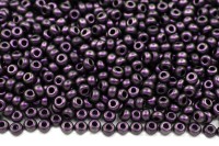 Бисер чешский PRECIOSA круглый 10/0 94101М матовый фиолетовый хамелеон металлик, 1 сорт, 50г