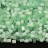 Сатиновая рубка Гонконг 10/0 2,3мм цвет 006 светло-зеленый, около 90г - Сатиновая рубка Гонконг 10/0 2,3мм цвет 006 светло-зеленый, около 90г