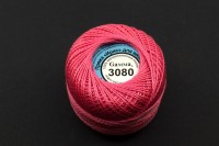 Нитки Ирис Gamma, цвет 3080 ярко-розовый, 82м/10г, хлопок 100%, 1шт