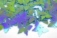 Пайетки Бабочки 12х17мм, цвет голубой, 1022-125, 10г