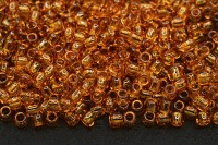 Бисер японский TOHO круглый 8/0 #0002C топаз, прозрачный, 10 грамм