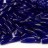 Бисер японский Miyuki Twisted Bugle 2,7х12мм #1711 темный кобальт, прозрачный, 10 грамм - Бисер японский Miyuki Twisted Bugle 2,7х12мм #1711 темный кобальт, прозрачный, 10 грамм