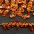 Бисер японский MIYUKI Long Magatama #0008 оранжевый, серебряная линия внутри, 10 грамм - Бисер японский MIYUKI Long Magatama #0008 оранжевый, серебряная линия внутри, 10 грамм