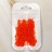 Бисер японский Miyuki Bugle стеклярус 3мм #0406 оранжевый, непрозрачный, 10 грамм - Бисер японский Miyuki Bugle стеклярус 3мм #0406 оранжевый, непрозрачный, 10 грамм