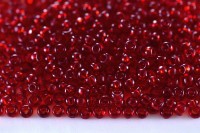 Бисер чешский PRECIOSA Граненый Шарлотта 8/0 90090 гранатовый прозрачный, около 10 грамм
