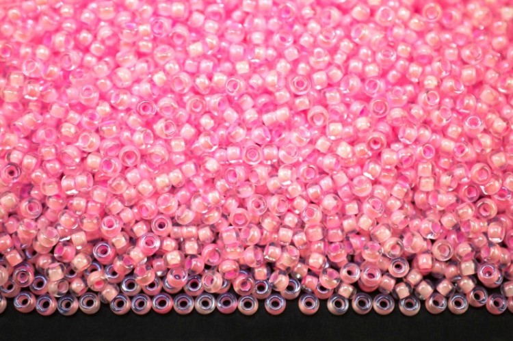 ОПТ Бисер чешский PRECIOSA круглый 10/0 38173 прозрачный, розовая линия внутри, 1 сорт, 500 грамм ОПТ Бисер чешский PRECIOSA круглый 10/0 38173 прозрачный, розовая линия внутри, 1 сорт, 500 грамм