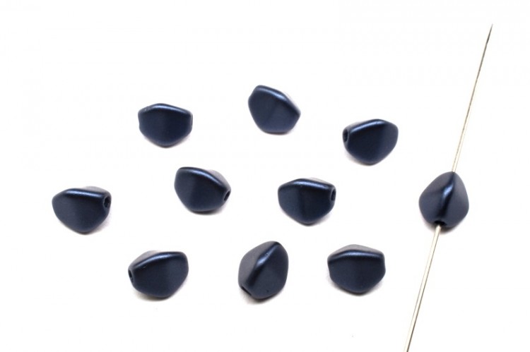 Бусины Pinch beads 7х7мм, отверстие 0,8мм, цвет 02010/25042 синий пастель, 755-022, 10шт Бусины Pinch beads 7х7мм, отверстие 0,8мм, цвет 02010/25042 синий пастель, 755-022, 10шт