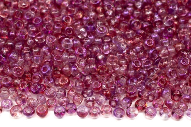 Бисер чешский PRECIOSA круглый 10/0 48814 прозрачный фиолетовый радужный, 1 сорт, 50г Бисер чешский PRECIOSA круглый 10/0 48814 прозрачный фиолетовый радужный, 1 сорт, 50г