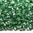 Бисер китайский рубка размер 11/0, цвет 0127 зелёный непрозрачный, блестящий, 450г - Бисер китайский рубка размер 11/0, цвет 0127 зелёный непрозрачный, блестящий, 450г