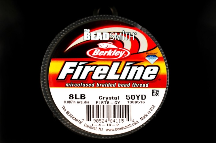 Купить Нить FireLine 8LB, цвет crystal, толщина 0,007 (0,17мм), длина  50YD, 1024-008, 1 катушка