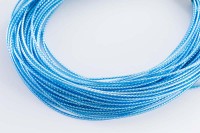 Шнур для плетения ПВХ, толщина 1,5мм, цвет голубой, 29-004, 1 метр