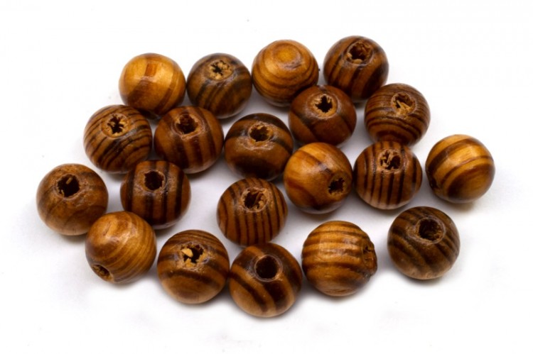 Бусины деревянные круглые 10х9мм, отверстие 4мм, цвет коричневый, 539-005, 10г (около 27шт) Бусины деревянные круглые 10х9мм, отверстие 4мм, цвет коричневый, 539-005, 10г (около 27шт)