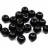 ОПТ Бусины акриловые круглые 8мм, отверстие 2мм, цвет черный, 529-045, 500 грамм - ОПТ Бусины акриловые круглые 8мм, отверстие 2мм, цвет черный, 529-045, 500 грамм