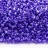 Бисер китайский рубка размер 11/0, цвет 0303 синий, фиолетовая линия внутри, 450г - Бисер китайский рубка размер 11/0, цвет 303 синий, фиолетовая линия внутри, 450 г