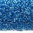 Бисер японский TOHO Treasure цилиндрический 11/0 #2206 синий, серебряная линия внутри, 5 грамм - Бисер японский TOHO Treasure цилиндрический 11/0 #2206 синий, серебряная линия внутри, 5 грамм