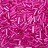 Бисер чешский PRECIOSA стеклярус 18277 7мм розовый, серебряная линия внутри, 50г - Бисер чешский PRECIOSA стеклярус 18277 7мм розовый, серебряная линия внутри, 50г