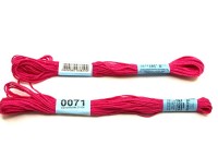 Мулине Gamma, цвет 0071 ярко-розовый, хлопок, 8м, 1шт