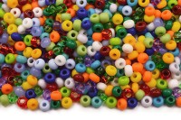 Бисер чешский PRECIOSA круглый 8/0 МИКС № 1 разноцветный, 50г