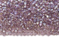 Бисер японский MIYUKI Delica цилиндр 11/0 DB-0173 лиловый, прозрачный радужный, 5 грамм
