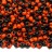 Бисер чешский PRECIOSA круглый 8/0 93750 красный/черный непрозрачный, 50г - Бисер чешский PRECIOSA круглый 8/0 93750 красный/черный непрозрачный, 50г