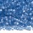 Бисер чешский PRECIOSA сатиновая рубка 9/0 05132 голубой, 50г - Бисер чешский PRECIOSA сатиновая рубка 9/0 05132 голубой, 50г