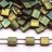 Бисер японский MIYUKI TILA #2035 хаки, металлизированный матовый ирис, 5 грамм - Бисер японский MIYUKI TILA #2035 хаки, металлизированный матовый ирис, 5 грамм