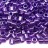 Бисер японский MIYUKI Delica цилиндр 8/0 DBL-0906 хрусталь/фиолетовый, сверкающий/окрашенный изнутри, 5 грамм - Бисер японский MIYUKI Delica цилиндр 8/0 DBL-0906 хрусталь/фиолетовый, сверкающий/окрашенный изнутри, 5 грамм