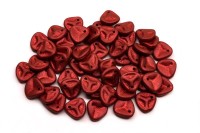 Бусины Rose Petal beads 8мм, отверстие 0,5мм, цвет 01890 красный металлик, 734-019, около 10г (около 50шт)