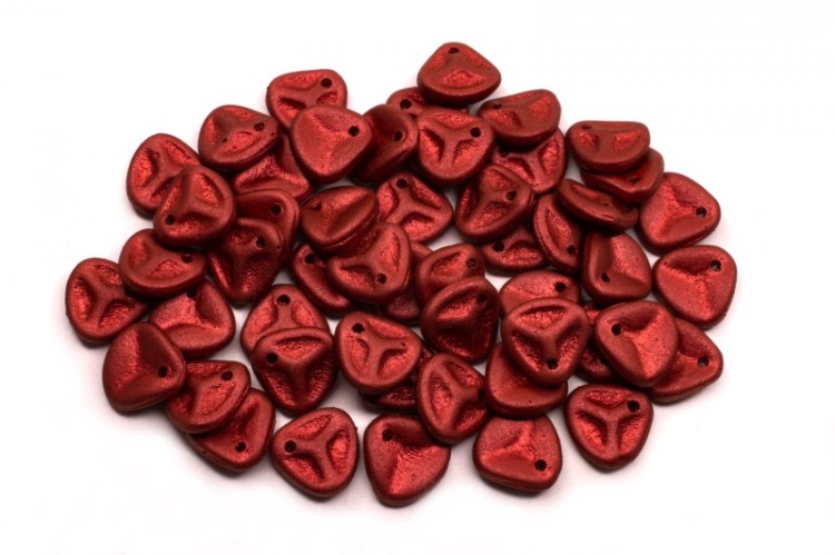 Бусины Rose Petal beads 8мм, отверстие 0,5мм, цвет 01890 красный металлик, 734-019, ~10г (~50шт) Бусины Rose Petal beads 8мм, отверстие 0,5мм, цвет 01890 красный металлик, 734-019, ~10г (~50шт)