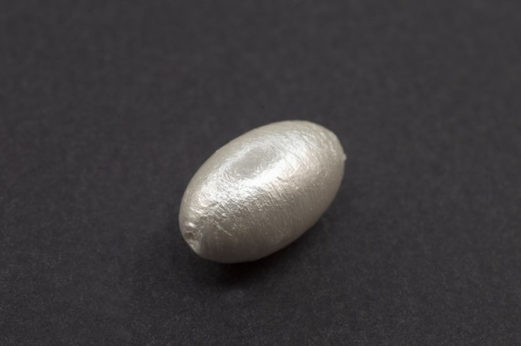 Хлопковый овальный жемчуг Miyuki Cotton Pearl 15х9мм, цвет White, 744-060, 1шт Хлопковый овальный жемчуг Miyuki Cotton Pearl 15х9мм, цвет White, 744-060, 1шт