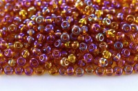 Бисер чешский PRECIOSA круглый 4/0 11090 коричневый радужный, 50г