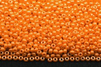 ОПТ Бисер чешский PRECIOSA круглый 10/0 98110 оранжевый непрозрачный блестящий, 1 сорт, 500 грамм