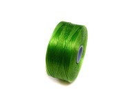 Нить для бисера S-Lon, размер D, цвет green, нейлон, 1030-405, катушка около 71м